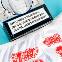 FARTING UNDIES - Fart Friendly Flatulence Sous-vêtements Funny Joke GaG Cadeau de vacances