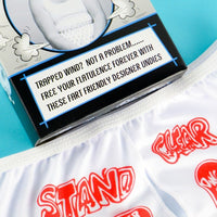 FARTING UNDIES - Fart Friendly Flatulence Underwear Funny Joke GaG Holiday Gift