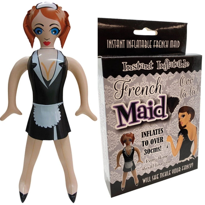 Inflatable Blow Up French Maid - Every Man needs! ~ Funny Gag Joke Novelty Gift