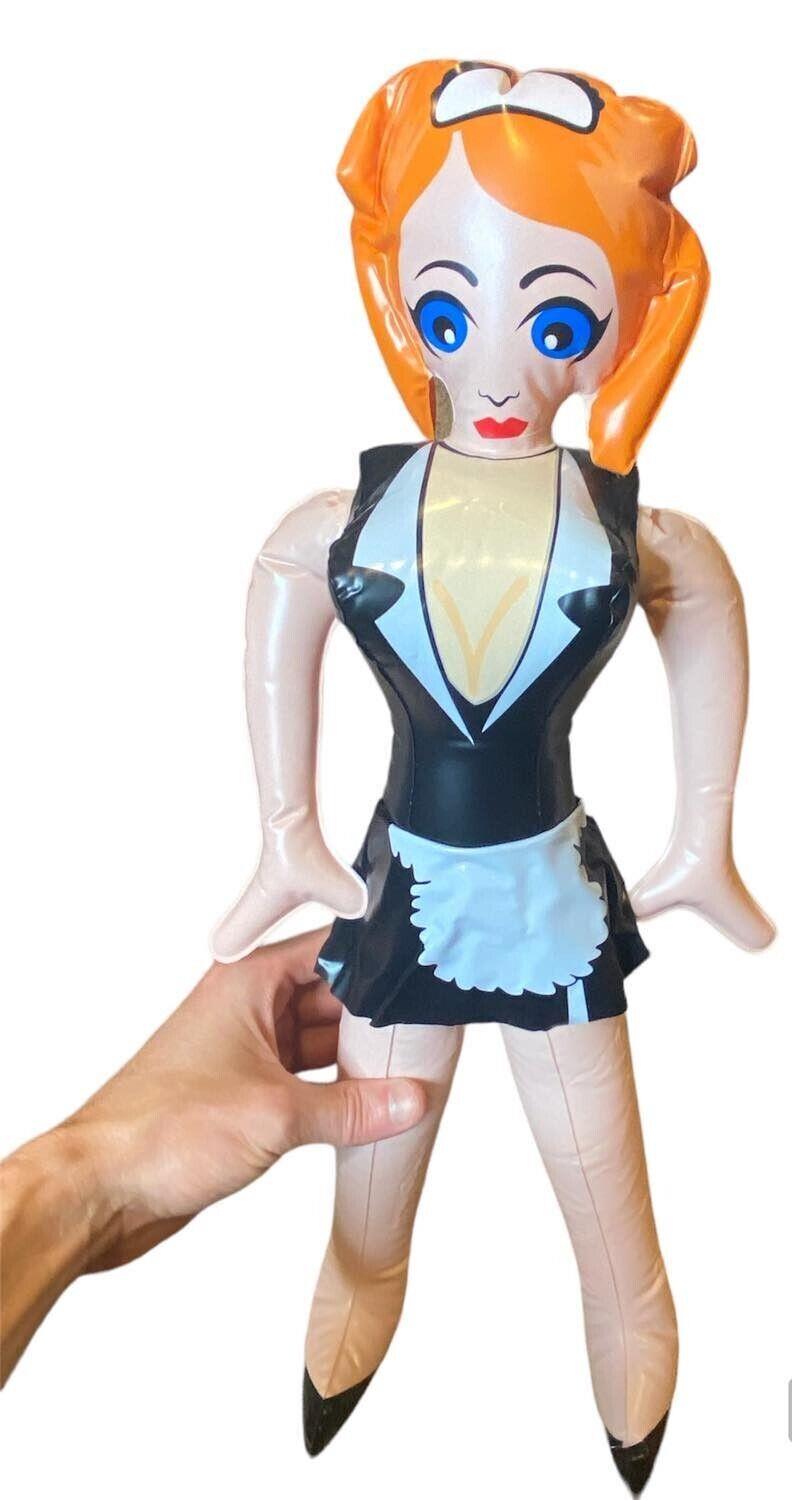 Inflatable Blow Up French Maid - Every Man needs! ~ Funny Gag Joke Novelty Gift