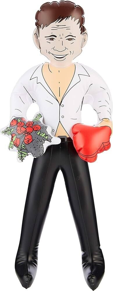 INFLATABLE PERFECT MAN - Handsome Boyfriend Husband Blow Up Doll Joke Gag Gift