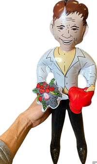 INFLATABLE PERFECT MAN - Handsome Boyfriend Husband Blow Up Doll Joke Gag Gift