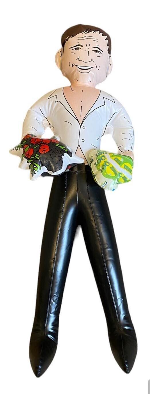 INFLATABLE SUGAR DADDY - Handsome Boyfriend Blow Up Novelty Doll - He's Loaded!