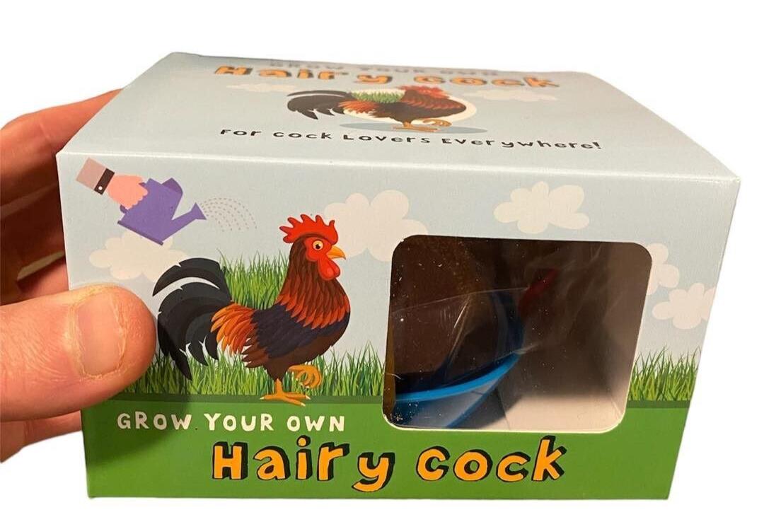 Grow Your own HAIRY C#@K Willy Pecker Chia Pet Plant - Novelty Joke Gag Prank