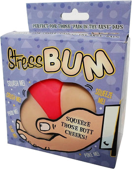 STRESS BUM - Pressez un butin cul bout à bout Squishy Fidget adulte nouveauté cadeau jouet