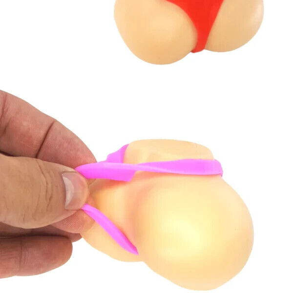 STRESS BUM - Squeeze a Booty Ass Butt Squishy Fidget Juguete de regalo novedoso para adultos