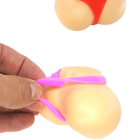 STRESS BUM - Pressez un butin cul bout à bout Squishy Fidget adulte nouveauté cadeau jouet