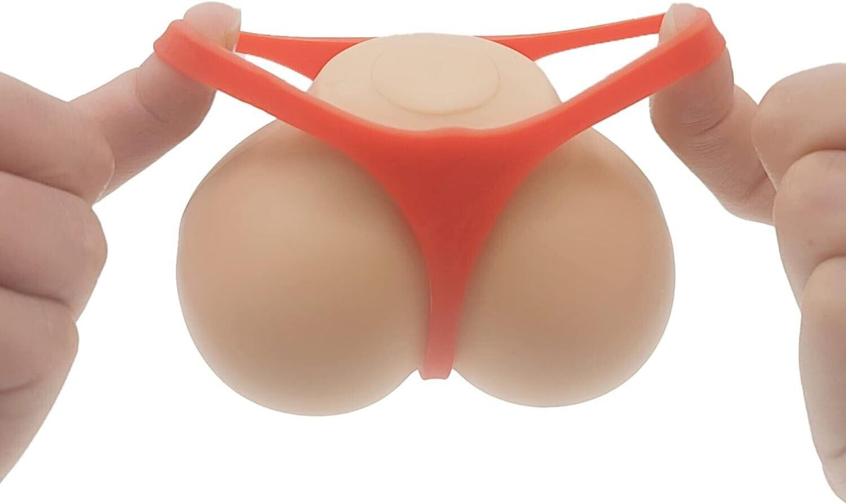 STRESS BUM - Squeeze a Booty Ass Butt Squishy Fidget Juguete de regalo novedoso para adultos