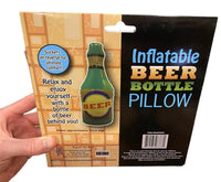 Inflatable Beer Bottle Bath Hot Tub Pillow - Funny Gag Joke Bar Drinking Gift