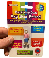 Grow Your Own Gay Best Friend - He Loves to Shop!  Pride LGBT Fun Gag Joke Gift