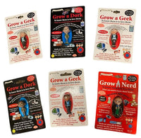 SET OF 3 Grow your own  DORK - NERD - GEEK - Fun Gag Joke Novelty