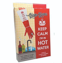 KEEP CALM Luxury Diamond Glam Latex Gloves - Household Washing Cleaning Kitchen