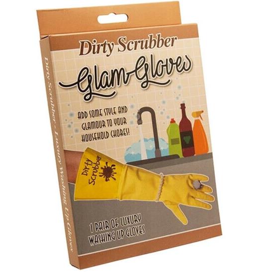 DIRTY SCRUBBER Diamond Luxury Glam Gloves - Household Washing Cleaning Kitchen