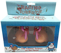 Racing Turkeys - What more can I say?   ~ Hilarious Gag Wind Up Racing Toy Game