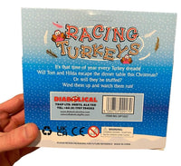 Racing Turkeys - What more can I say?   ~ Hilarious Gag Wind Up Racing Toy Game