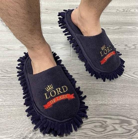 LORD OF LAZY DUSTER SLIPPPERS - Un sol propre sans la corvée ! TAILLE MOYENNE