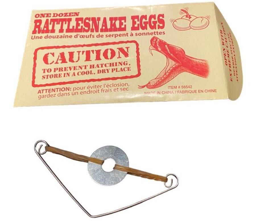 1 Rattlesnake Eggs Joke Envelope - GIFT GIVING RETAIL PACK - Trick Prank Gag