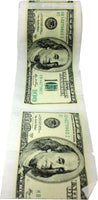 One Hundred Dollar Bill Toilet Paper Money Roll $100 - Bathroom Fun Gag Toy Gift
