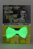 GLOW IN THE DARK BOW TIE - Costume Prop Dress Up Clothing Fun Accessory