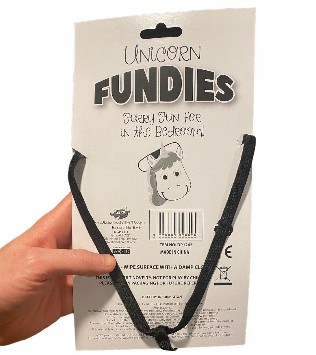 UNICORNIO Hacer ruido UNDIES - Furry Willy Thong Ropa interior Dormitorio GaG Broma Regalo