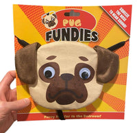 PUG BARKING UNDIES  - Furry Dog Willy Thong Underwear Bedroom GaG Joke Gift