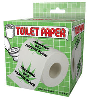 Dreaming of A Happier Place Toilet Paper Roll - Marijuana Weed Pot Leaf Bathroom