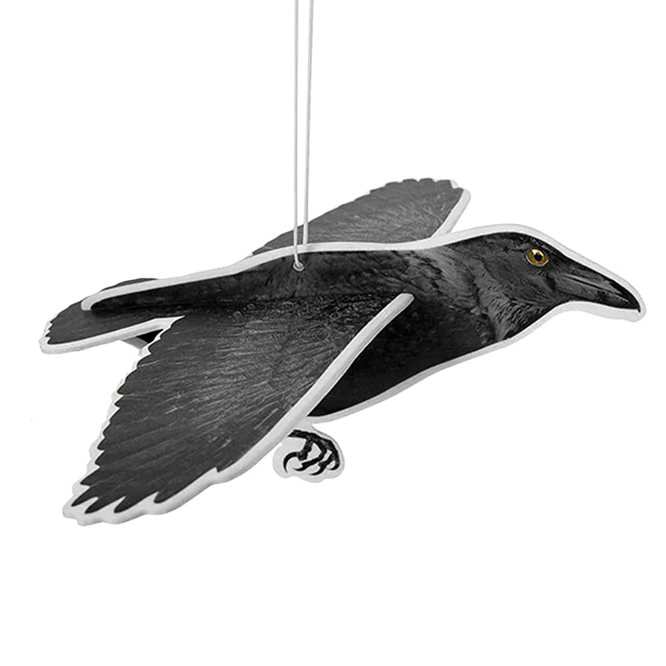 3D Crow Bird Air Freshener - (Blackberry Scent) - Archie McPhee