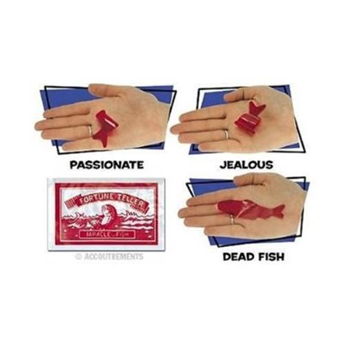 12 Poissons révélateurs de fortune - Miracle Teller Palm Reading - cadeaux de jouets de fête gag