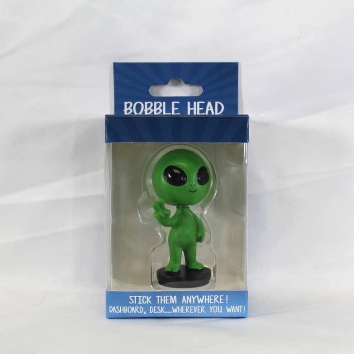 👽 UFO Alien Peace Bobble Head Doll Toy – Funny Dashboard Figure 🛸 Cute Martian