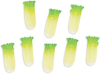 Glow-in-the-Dark Itty Bitty Celery Stalks (Bag of 8) Figurines - Archie McPhee