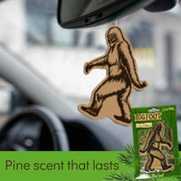 BIGFOOT Car Air Freshener - Deluxe Sasquatch (Pine Scent) - Archie McPhee