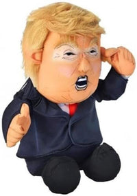 Pull My Finger 💨 Farting Donald Trump Plush Figure Doll 😂 With Animated Hair💨