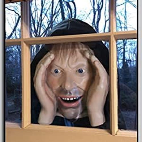 The ORIGINAL Scary Peeper - True-to-Life Realistic Window Mask Prop - Prank Gag