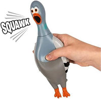 Squawking Rubber Pigeon Bird - Loud Squeaking Classic Gag Toy - Archie McPhee