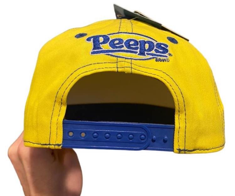 Sombrero Snapback de Peeps - Gorra de bola de skater bordada de caramelo Marhnallow de camionero retro