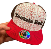 Tootsie Roll Pop Retro Snapback Hat Trucker Candy Embroidered Skater Ball Cap