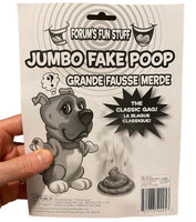 5" JUMBO FAKE POOP Turd Crap Poo Joke Prank Gag Dog Human Prop Gross Funny Gift