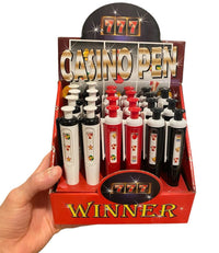 Casino Slot Machine Pen - Push & Spin to Win! ~ Novelty Office Home School Pen