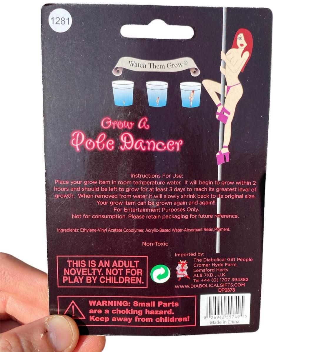 Grow Your Own Female Pole Dancer Stripper - Funny Adult Novelty Gag Joke Gift