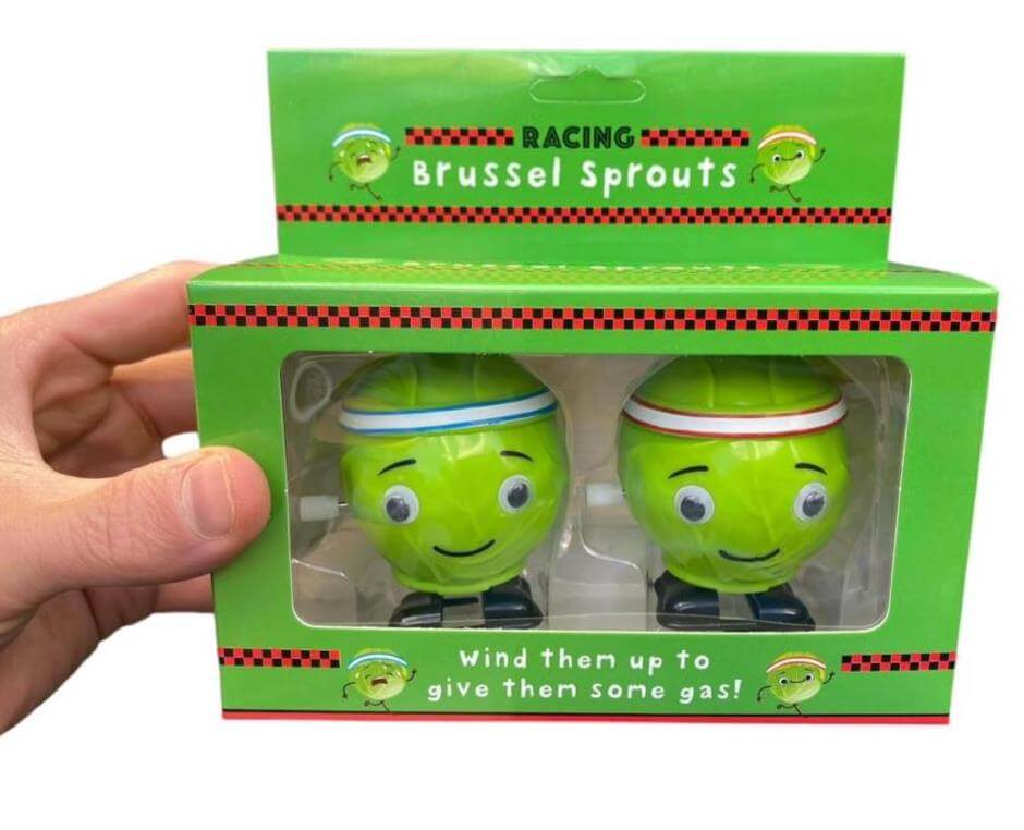 2pk Racing Brussel Sprouts - What more can I say?  Hilarious Wind Up Racing Toys