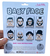 Baby Face Beard / Hair Maker - Funny Magnetic Child Drawing Kit - Archie McPhee