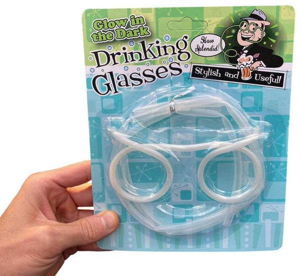 Glowing Drinking Straw Glasses - Glow in the Dark Glasses - Drinking Fun!