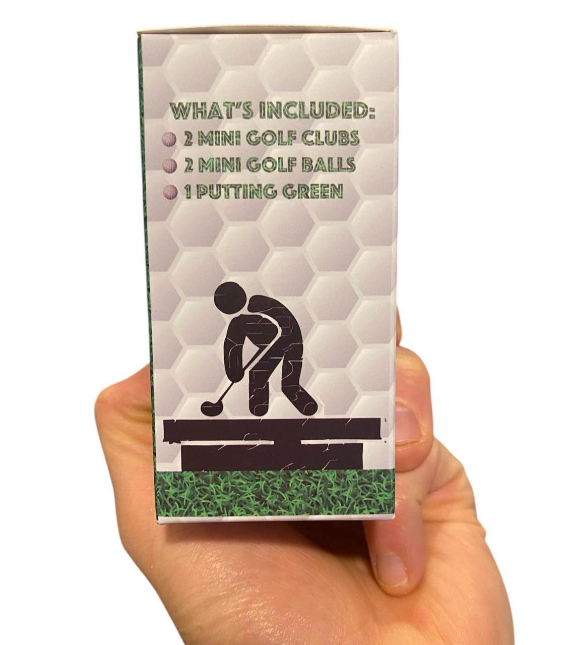 The Mini Desktop Office Putting Golf Set - Cute! Tiny! Portable!  Gag Joke Gift