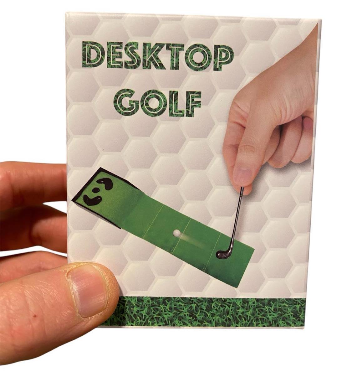 The Mini Desktop Office Putting Golf Set - Cute! Tiny! Portable!  Gag Joke Gift