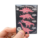 Fresh 100% Organic Dinosaurs Fridge Magnet Home Decor - 3.5" x 2.5" Made in USA