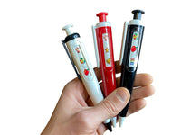 3 Casino Slot Machine Pens - Push & Spin Novelty Desk Toy for Home or Office