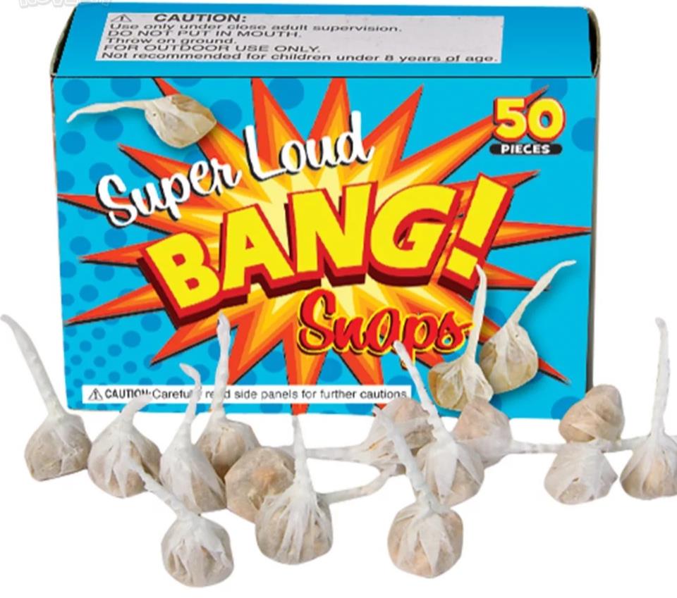 Snapper Box 2,500 Party Bang Snaps - Loud Snap Pop Poppers – Giggle Novelties