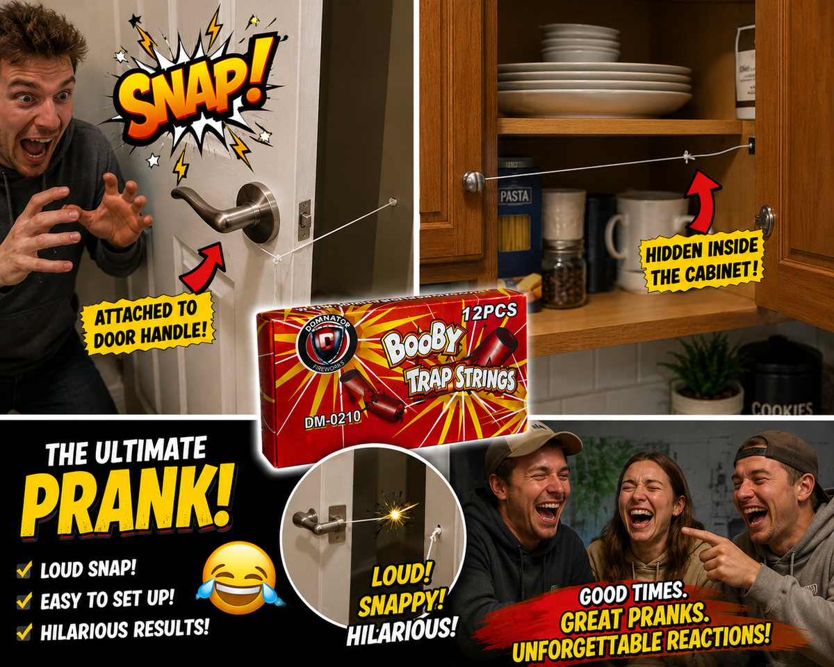 12-PACK - BOOBY TRAP STRINGS 💥 💣 Funny Classic Joke Gag Pranks