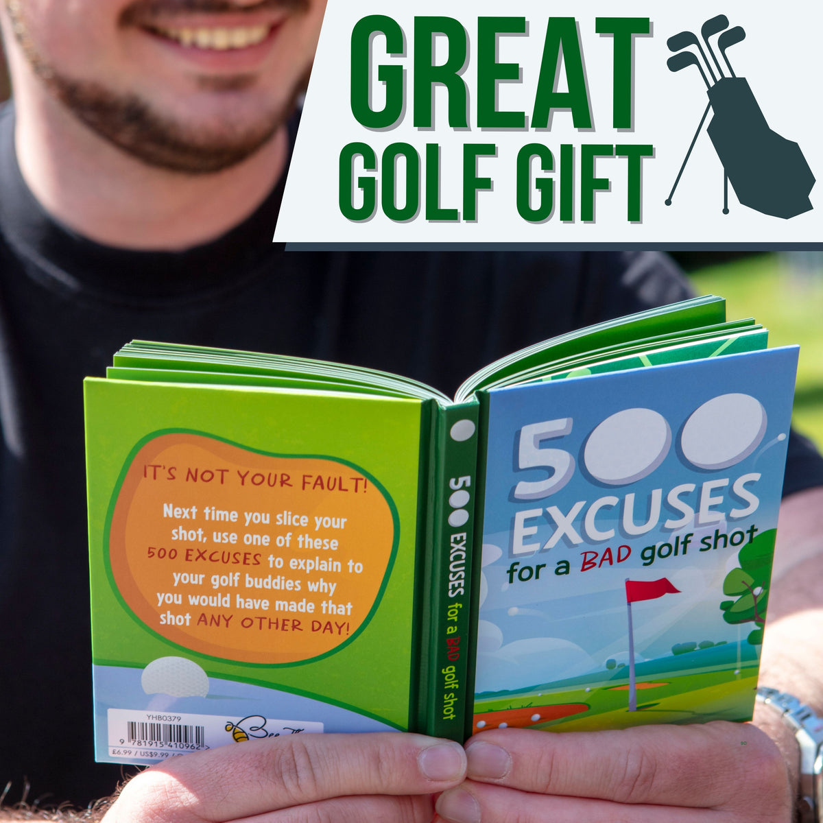 ⛳ Golf Trivia Book Hardcover 96 Pages Funny Facts Humor Gift for Golf Lovers 😂