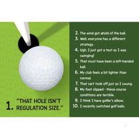 ⛳ Golf Trivia Book Hardcover 96 Pages Funny Facts Humor Gift for Golf Lovers 😂